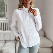 Formelle Bluse mit Kragen für Damen l Lissa