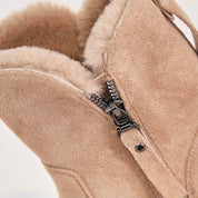 Winterstiefel mit seitlichem Reißverschluss und bequemem Schlupfmuster | Posy Wear